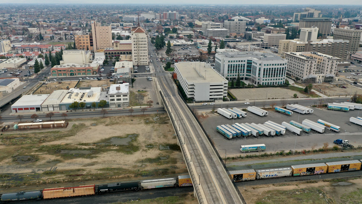 Tuolumne Street Bridge (drone view)