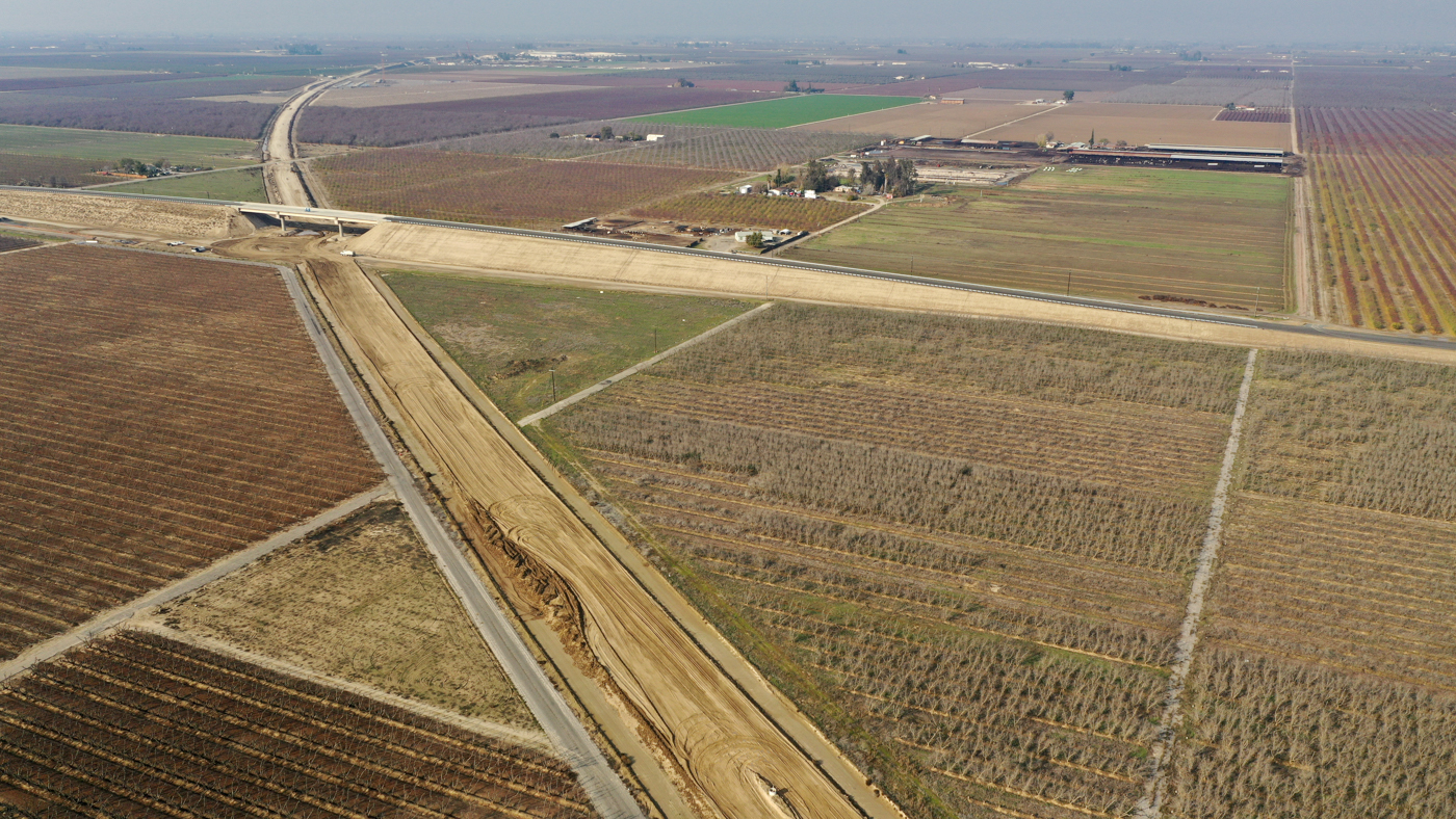 Elkhorn Avenue Grade Separation (drone view)