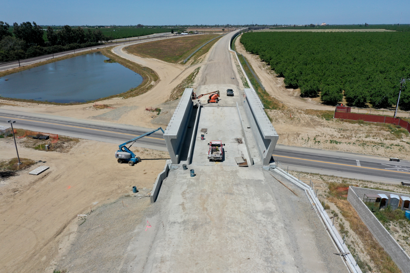 Kimberlina Viaduct (drone view)