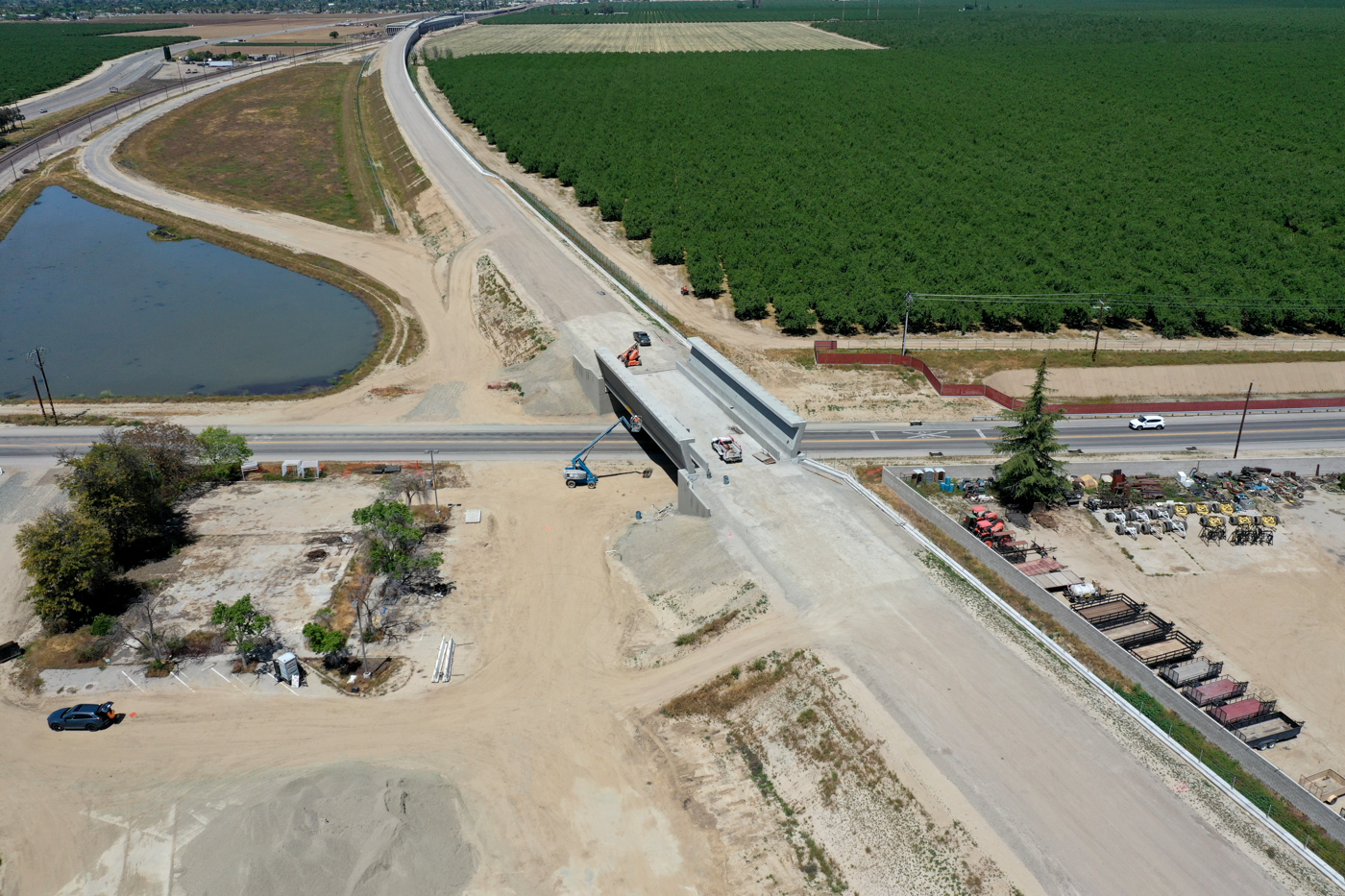 Kimberlina Viaduct (drone view)