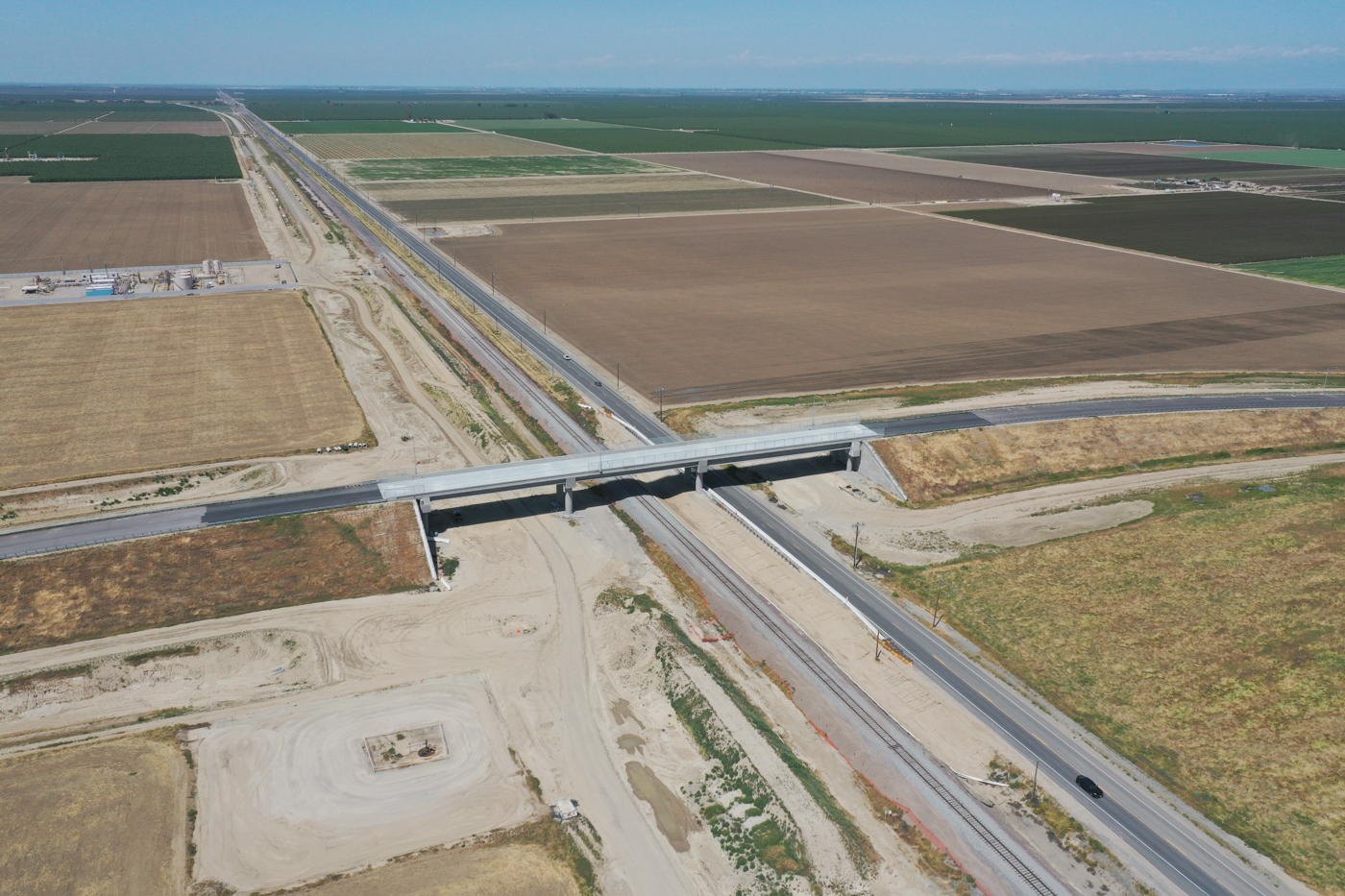 McCombs Road Grade Separation (drone view)