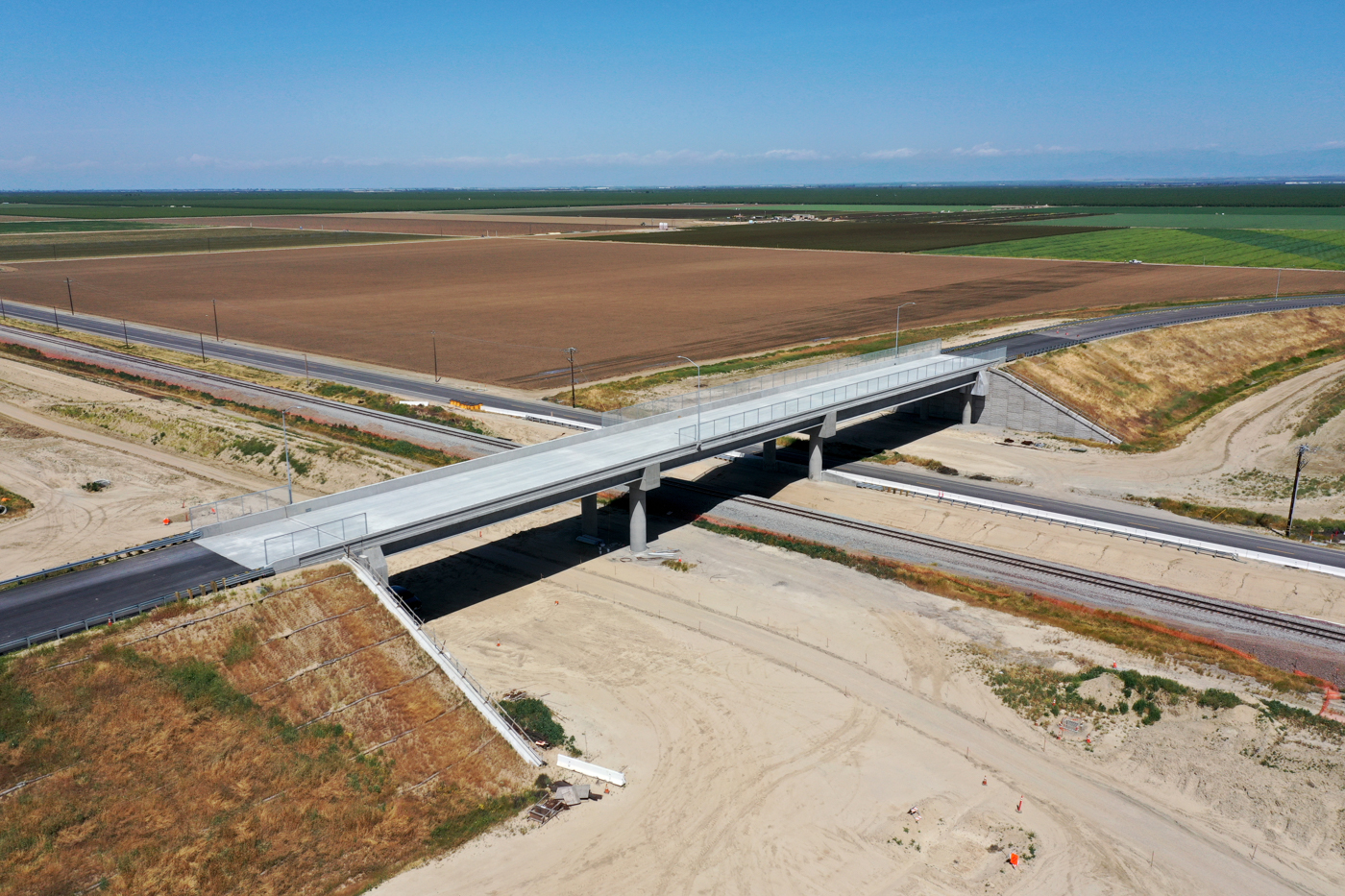 McCombs Road Grade Separation (drone view)