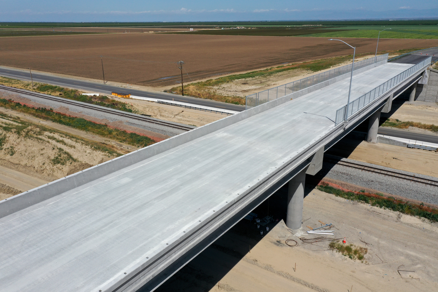 McCombs Road Grade Separation (drone view)