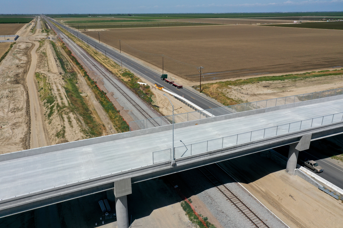 McCombs Road Grade Separation (drone view)