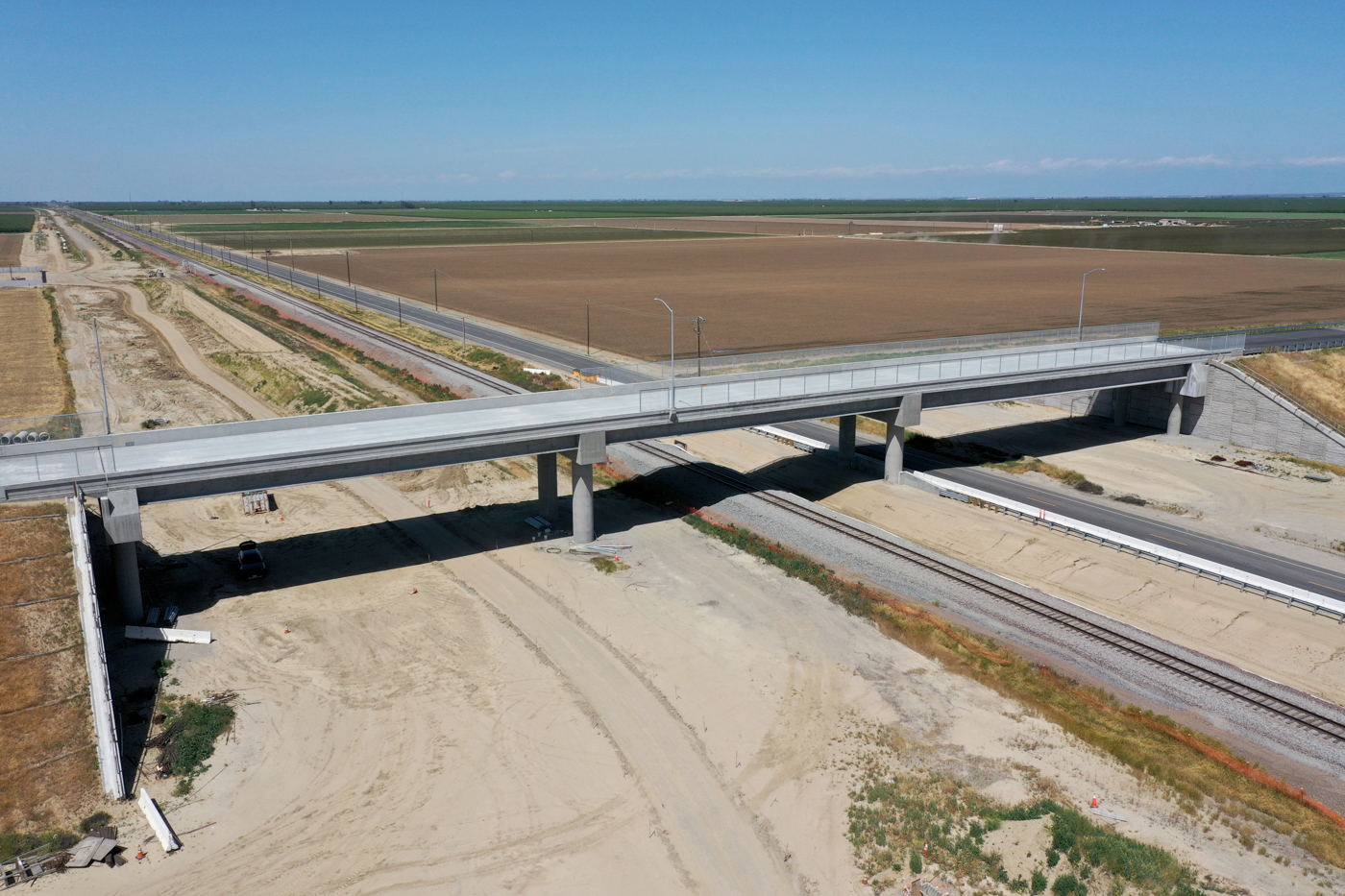 McCombs Road Grade Separation (drone view)