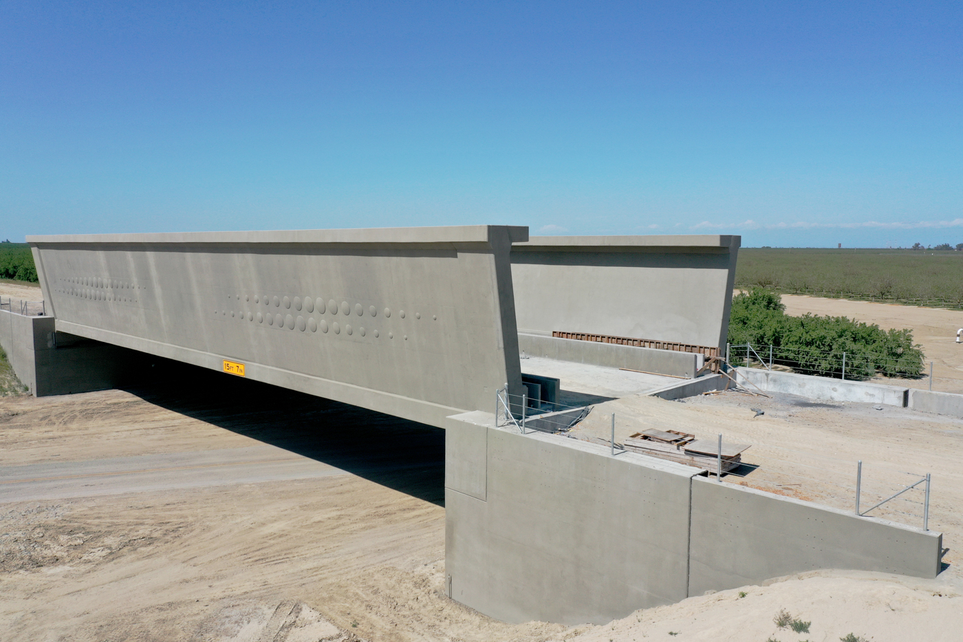 Peterson Road Bridge (drone view)