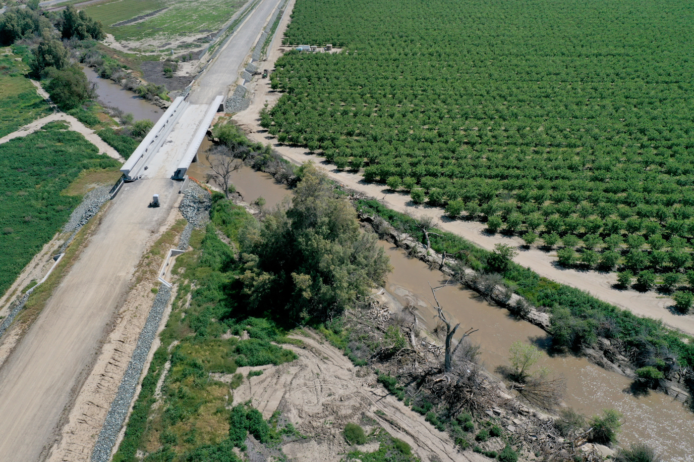 Poso Creek Viaduct (drone view)