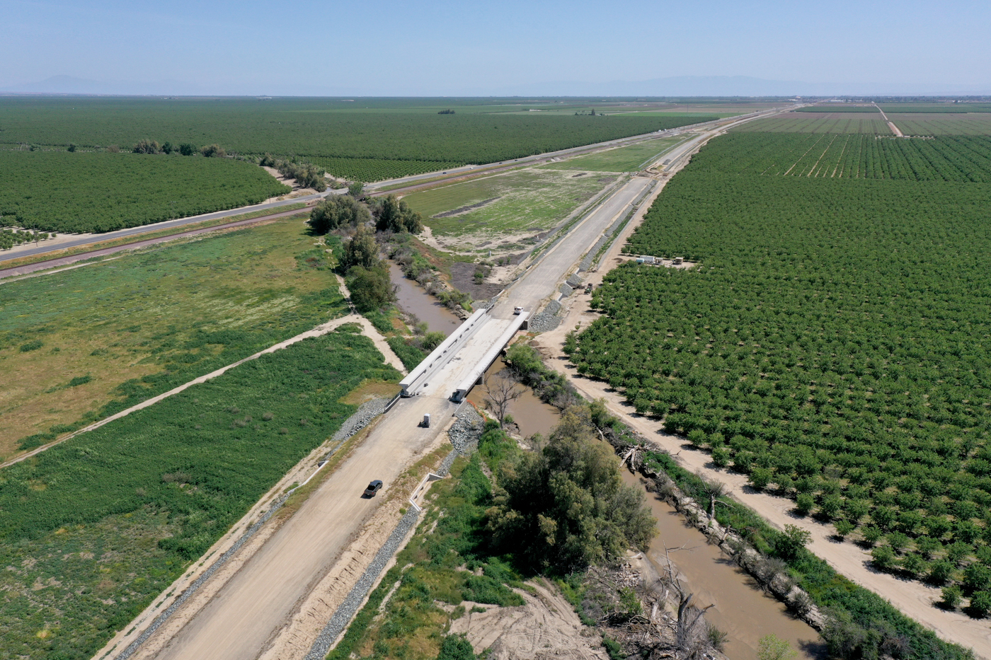 Poso Creek Viaduct (drone view)