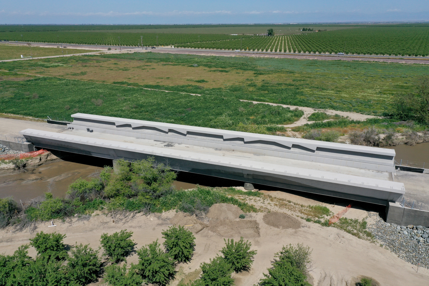 Poso Creek Viaduct (drone view)