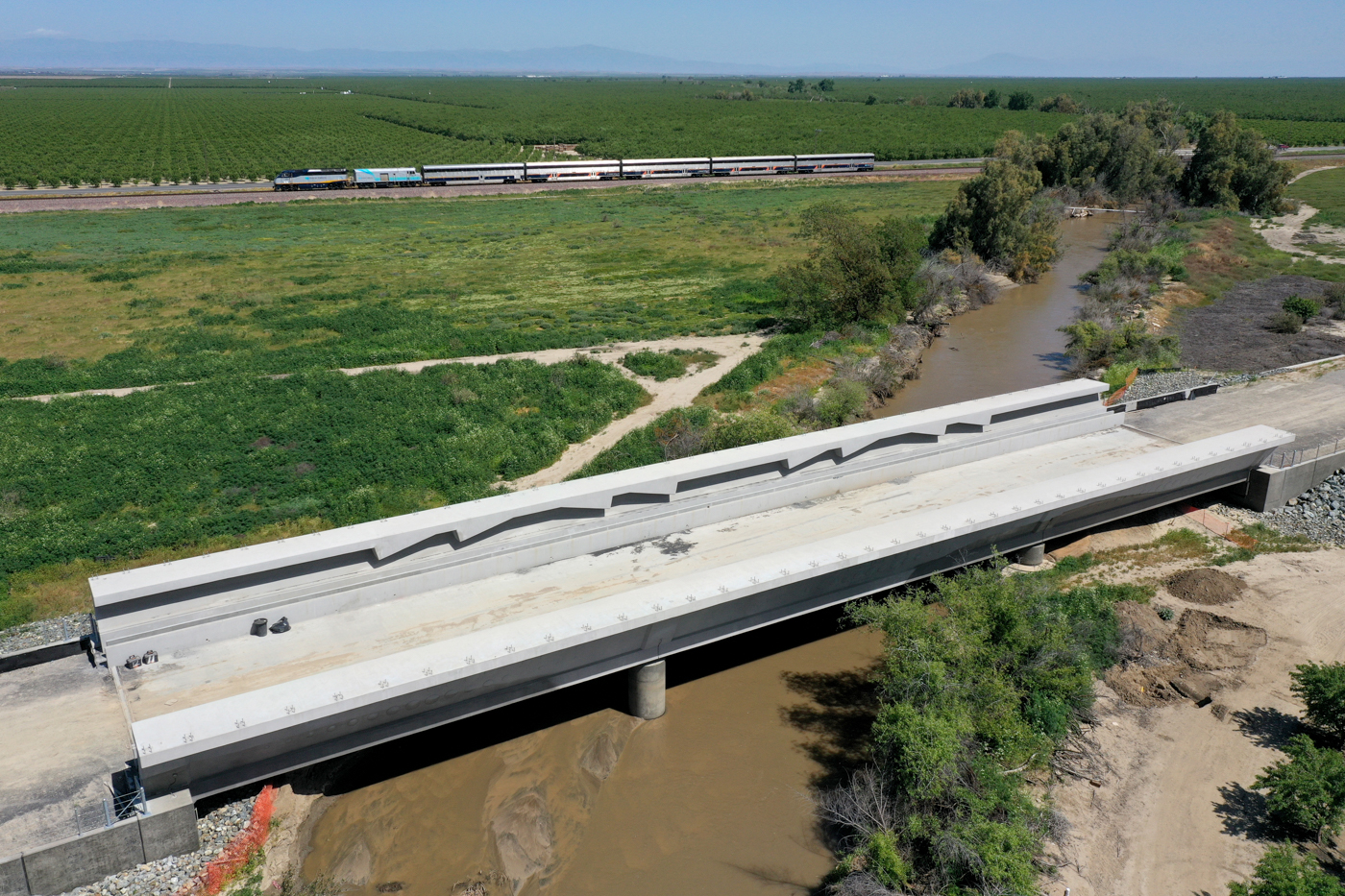 Poso Creek Viaduct (drone view)