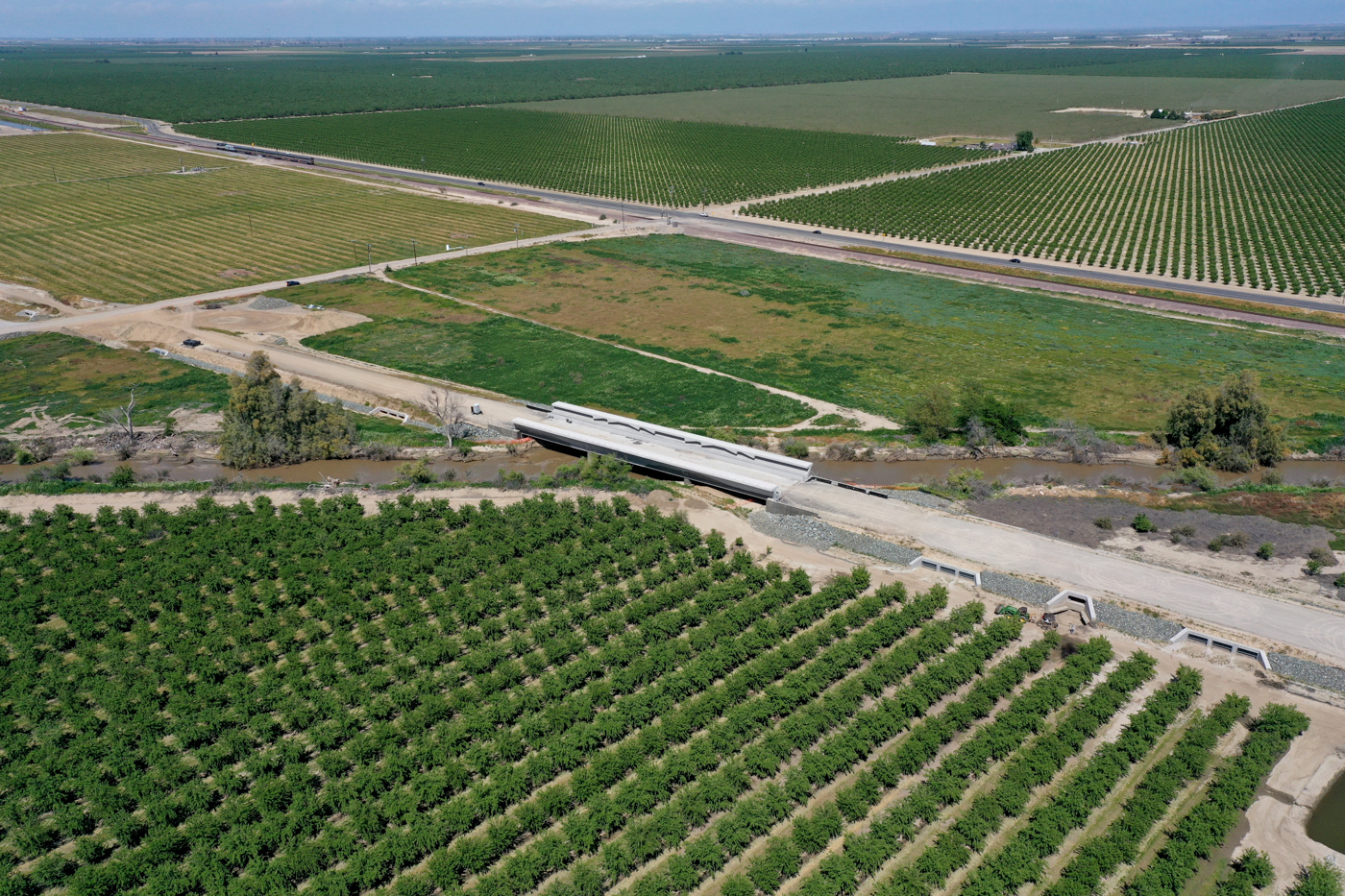 Poso Creek Viaduct (drone view)