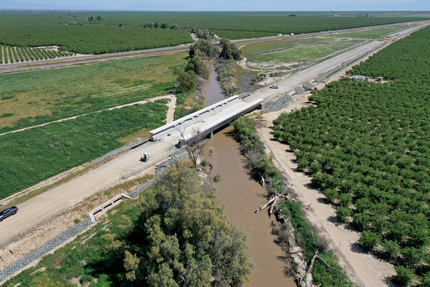 Poso Creek Viaduct (drone view)