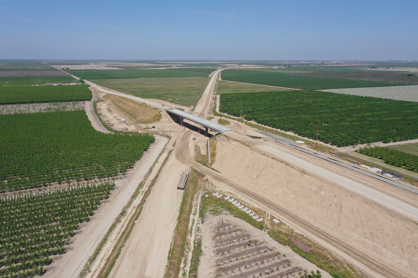 Davis Avenue Overcrossing (drone view)