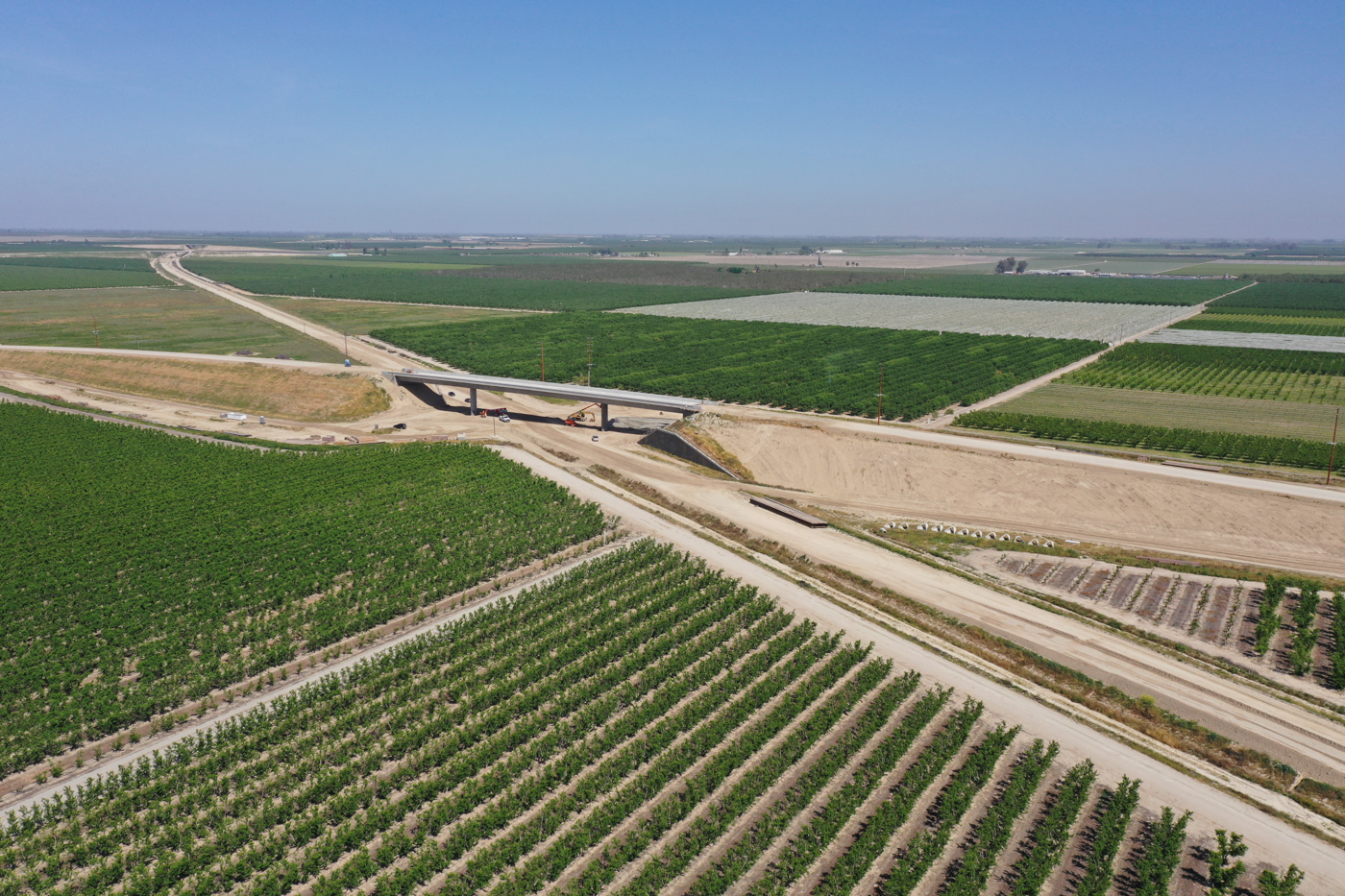 Davis Avenue Overcrossing (drone view)