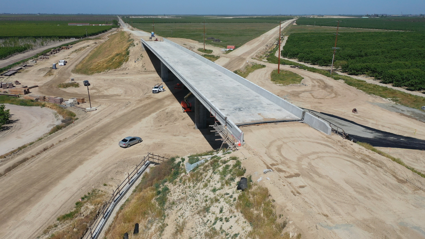 Davis Avenue Overcrossing (drone view)