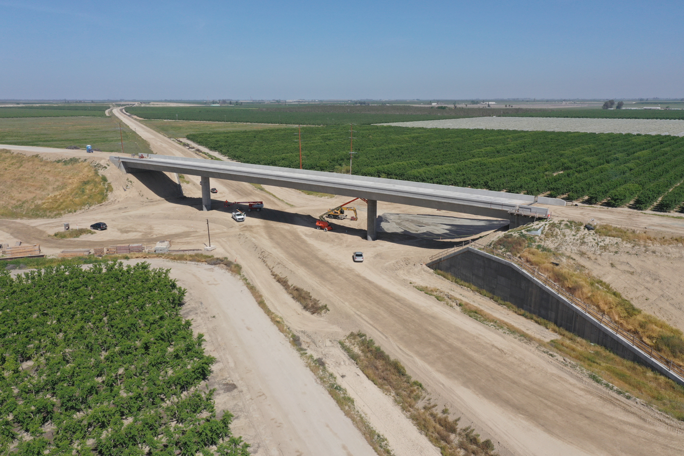 Davis Avenue Overcrossing (drone view)