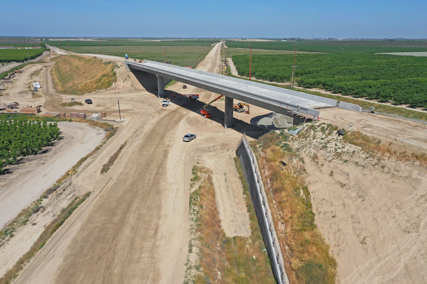 Davis Avenue Overcrossing (drone view)