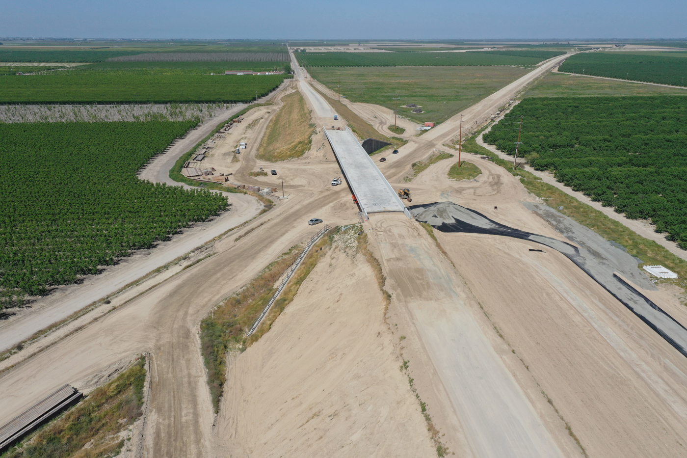 Davis Avenue Overcrossing (drone view)