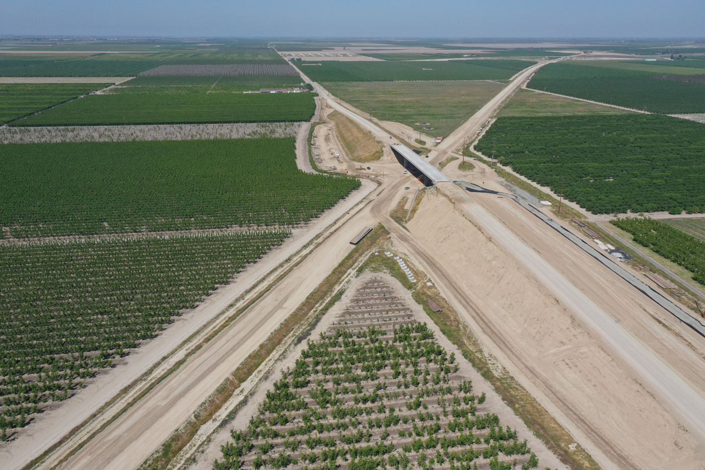 Davis Avenue Overcrossing (drone view)