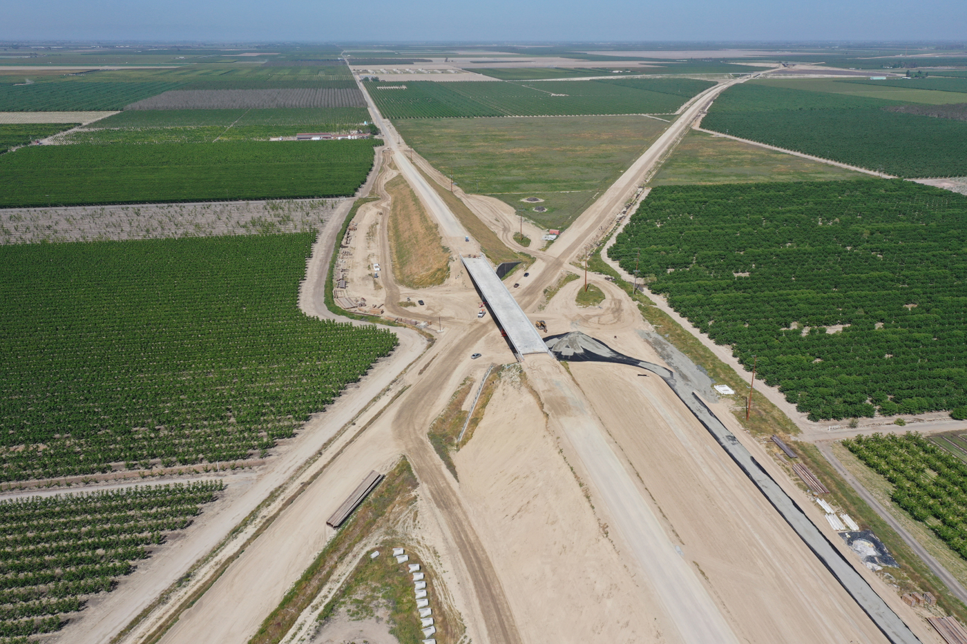 Davis Avenue Overcrossing (drone view)