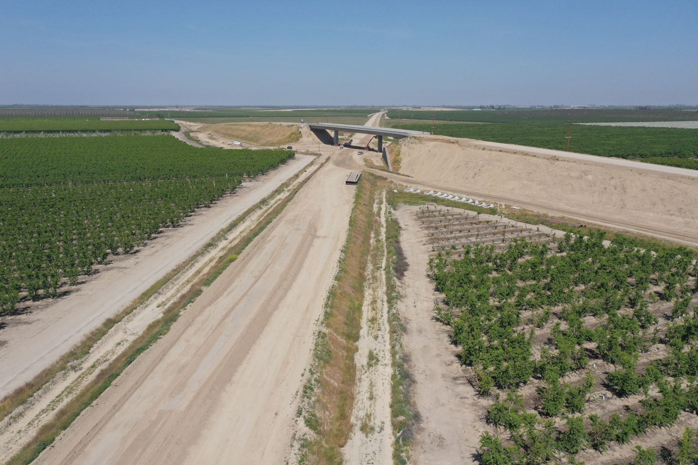 Davis Avenue Overcrossing (drone view)