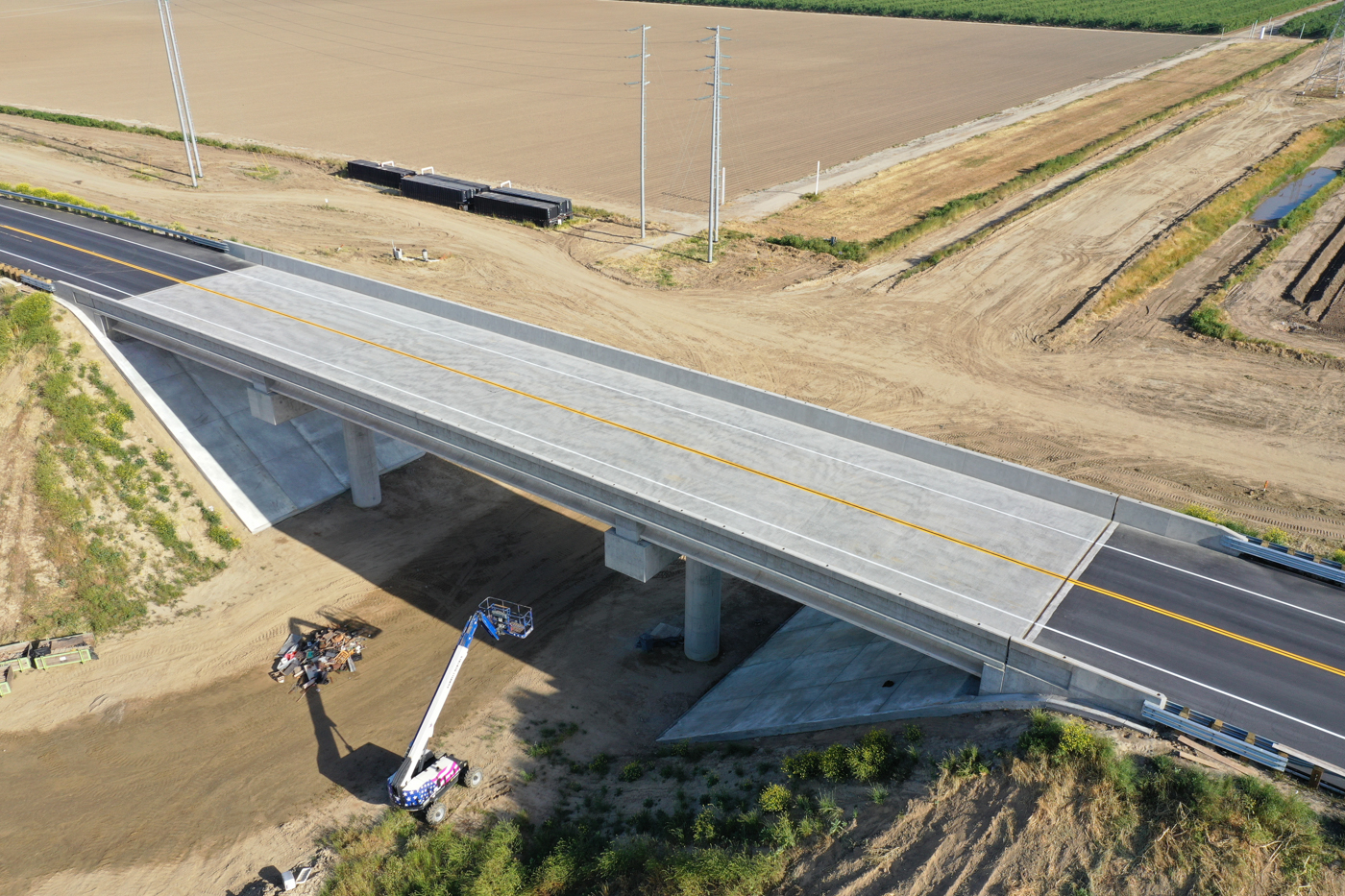 Idaho Avenue Overcrossing (drone view)