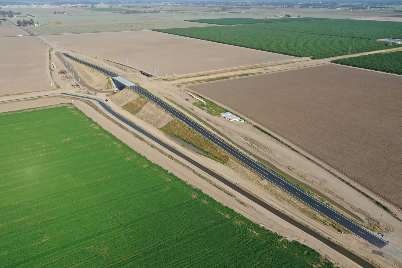 Idaho Avenue Overcrossing (drone view)