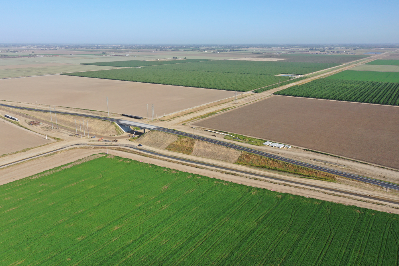 Idaho Avenue Overcrossing (drone view)