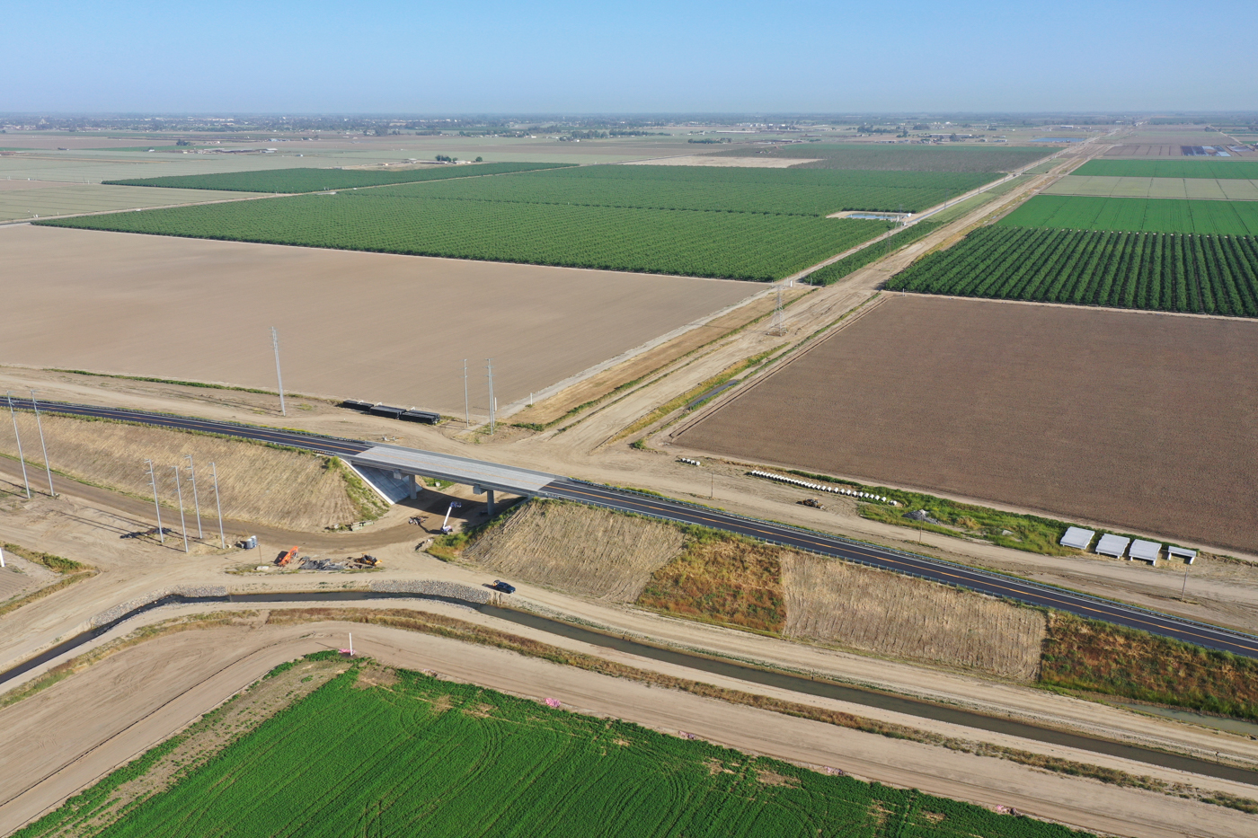 Idaho Avenue Overcrossing (drone view)