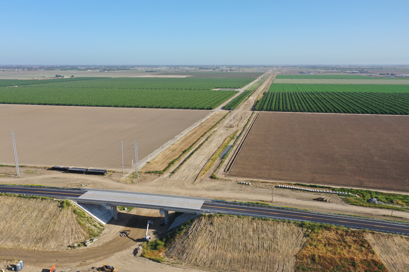 Idaho Avenue Overcrossing (drone view)