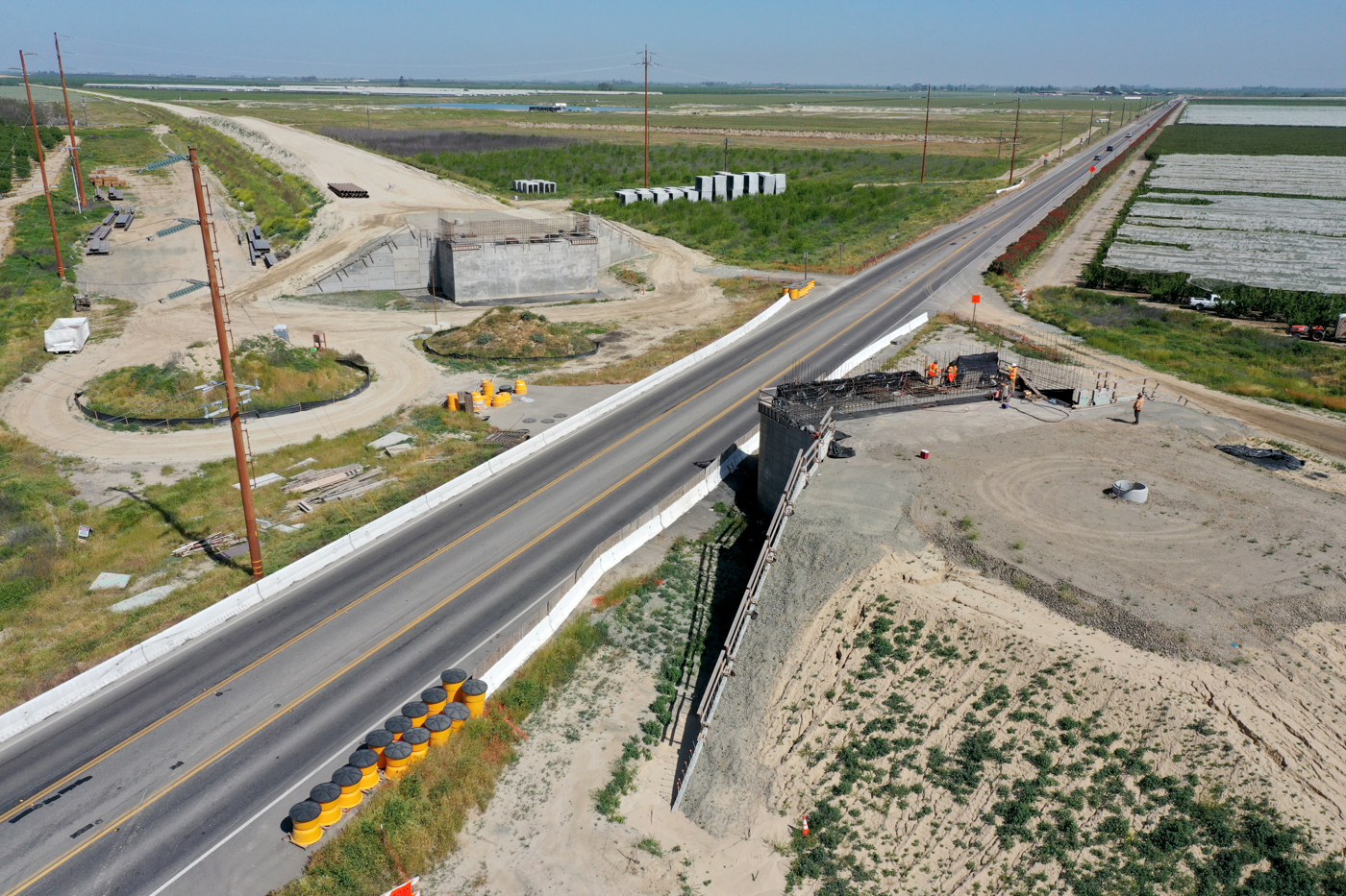 State Route 43 Tied Arch Bridge (drone view)