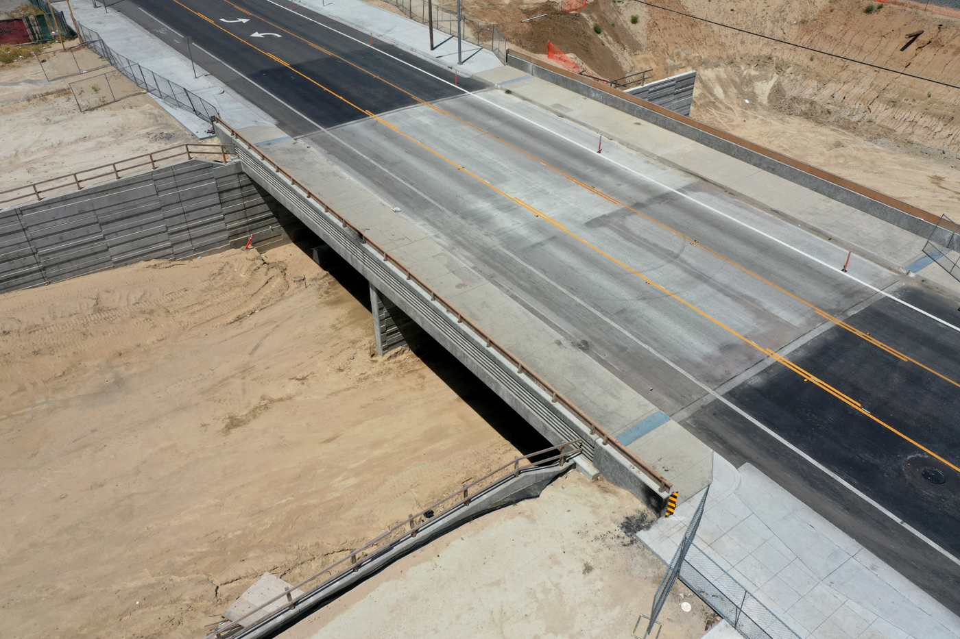 Ventura Street Undercrossing (drone view)