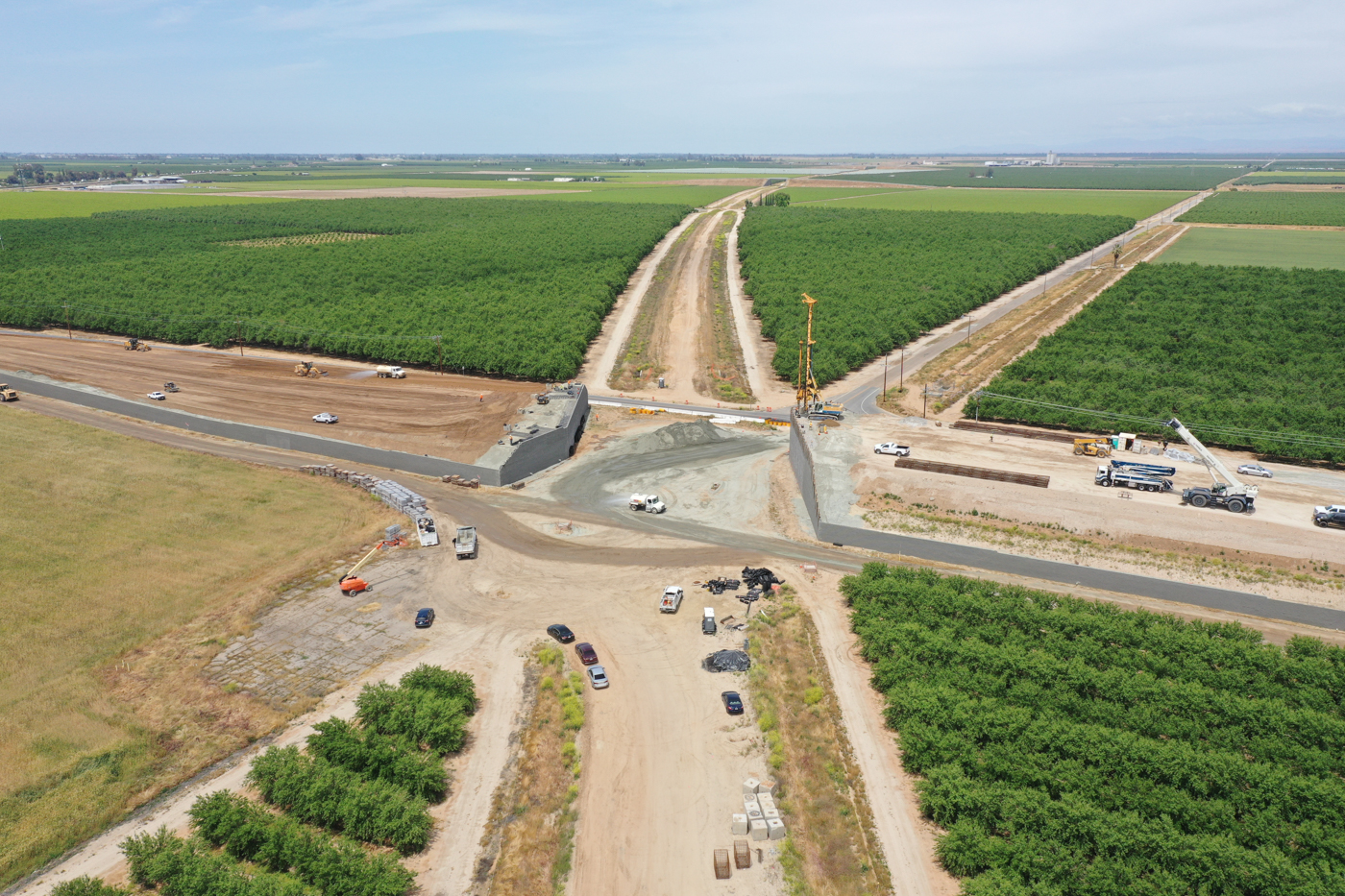 Avenue 9 Grade Separation (drone view)