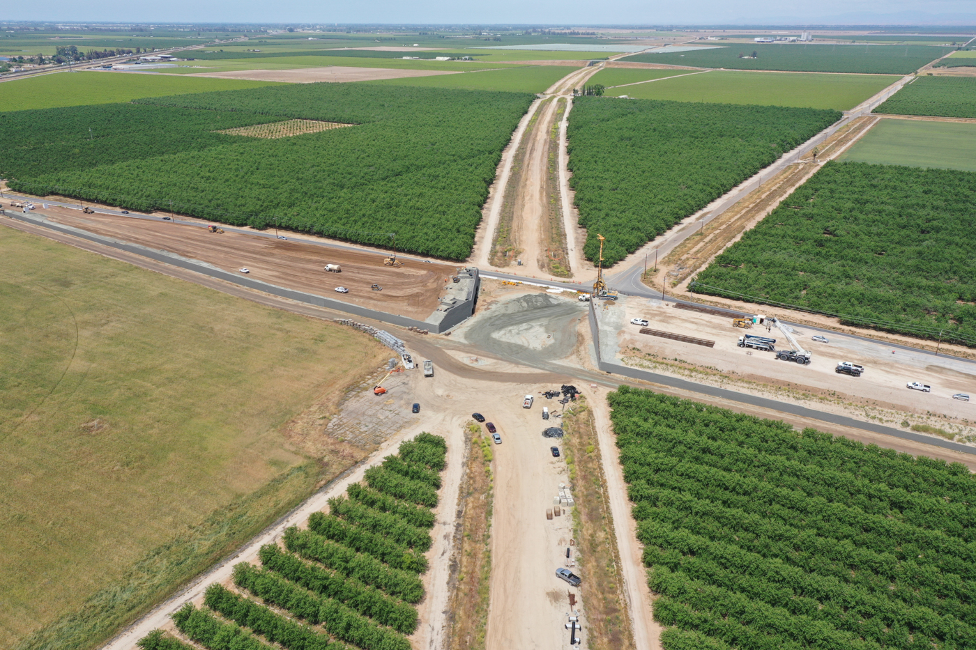 Avenue 9 Grade Separation (drone view)