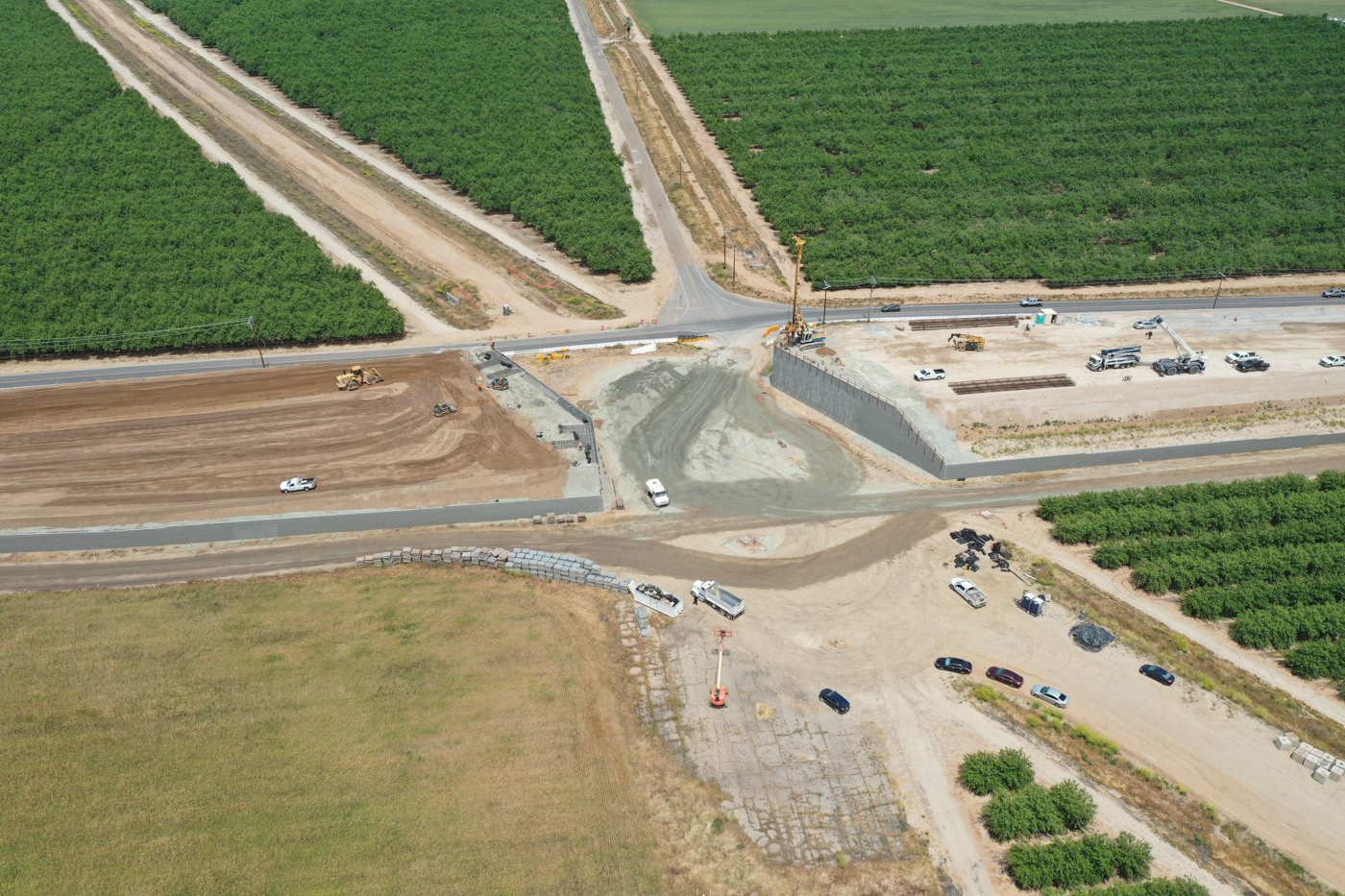 Avenue 9 Grade Separation (drone view)