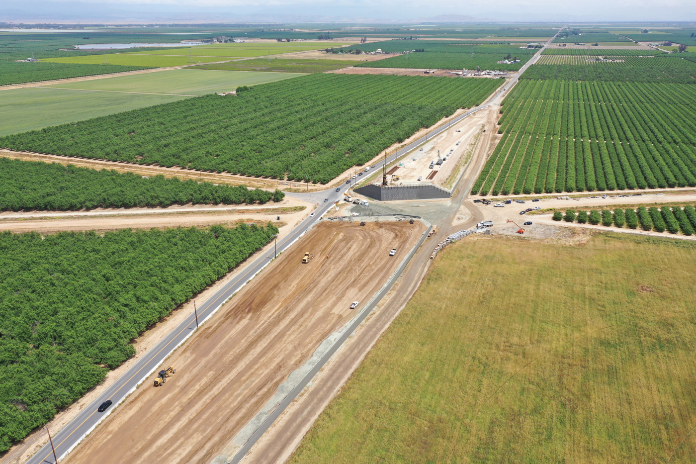 Avenue 9 Grade Separation (drone view)