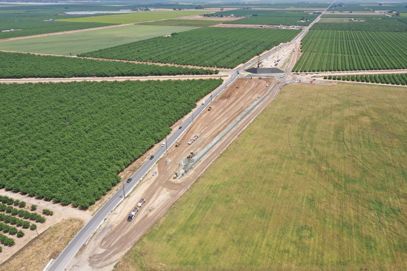 Avenue 9 Grade Separation (drone view)