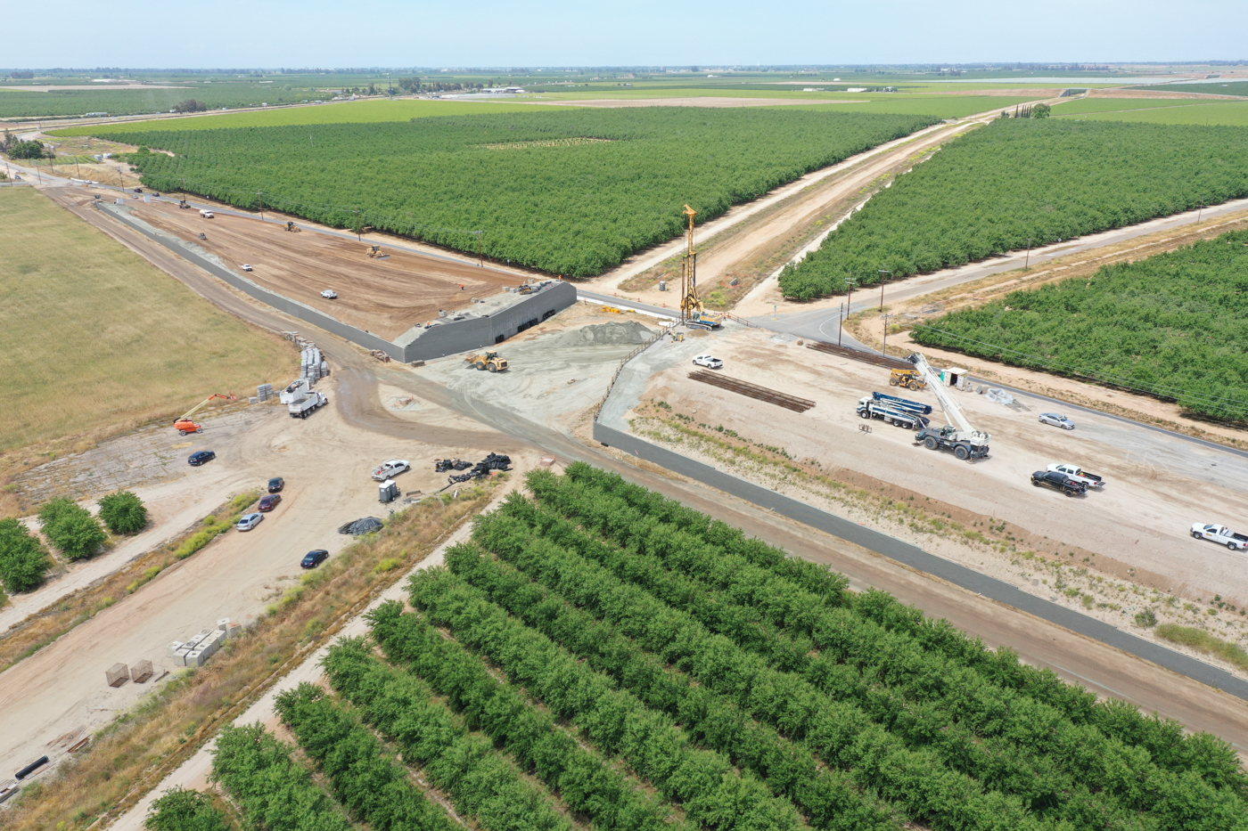 Avenue 9 Grade Separation (drone view)