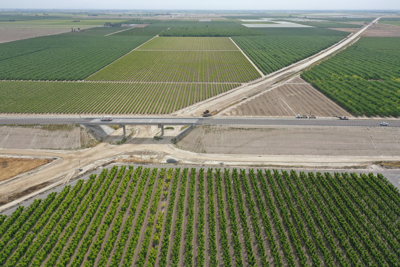 Fowler Avenue Overcrossing (drone view)