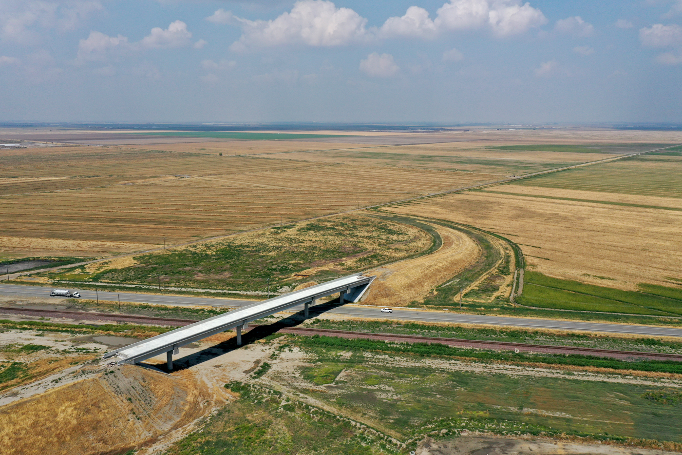 Avenue 88 Grade Separation (drone view)