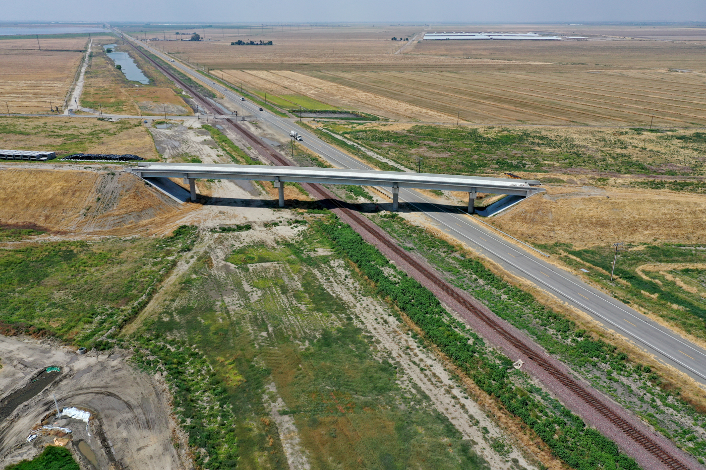 Avenue 88 Grade Separation (drone view)