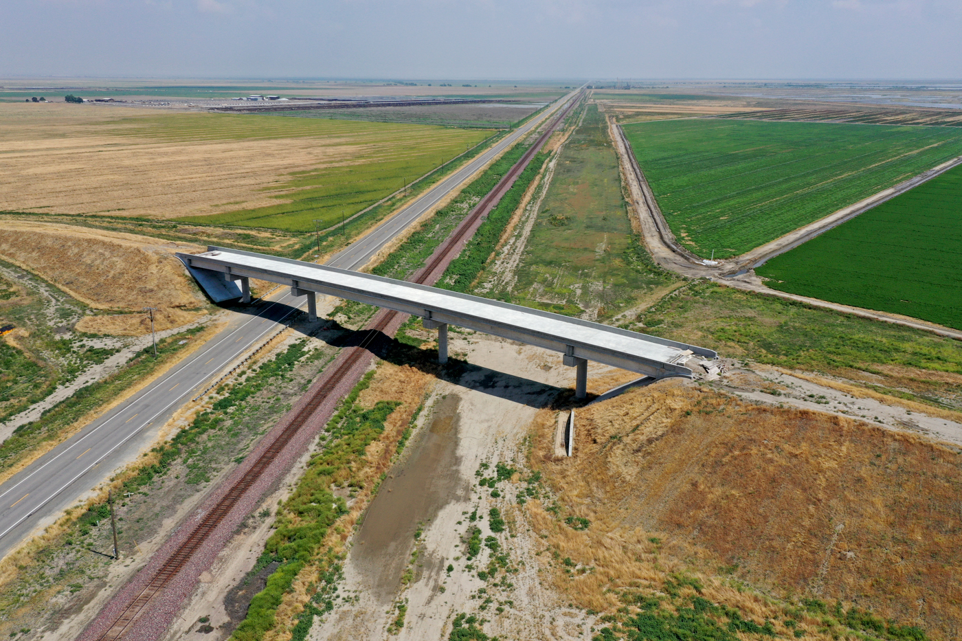 Avenue 88 Grade Separation (drone view)