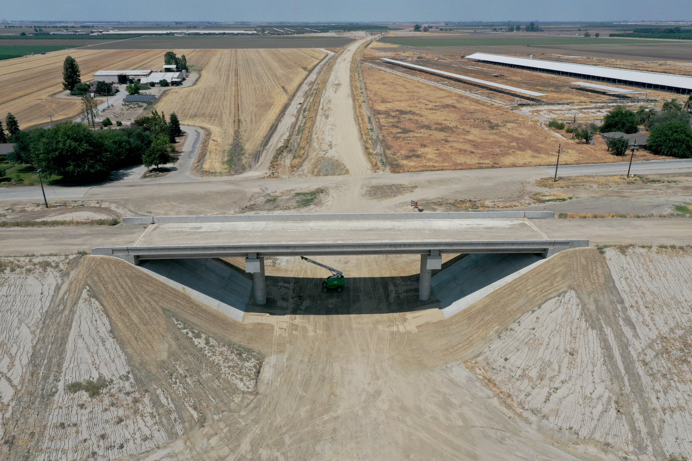 Kansas Avenue Grade Separation (drone view)