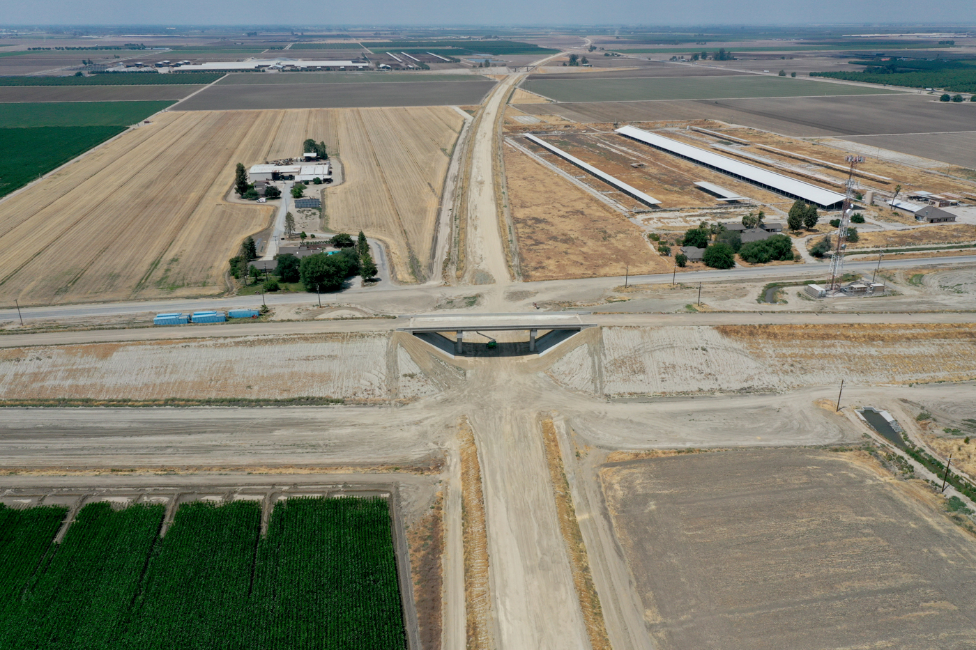 Kansas Avenue Grade Separation (drone view)