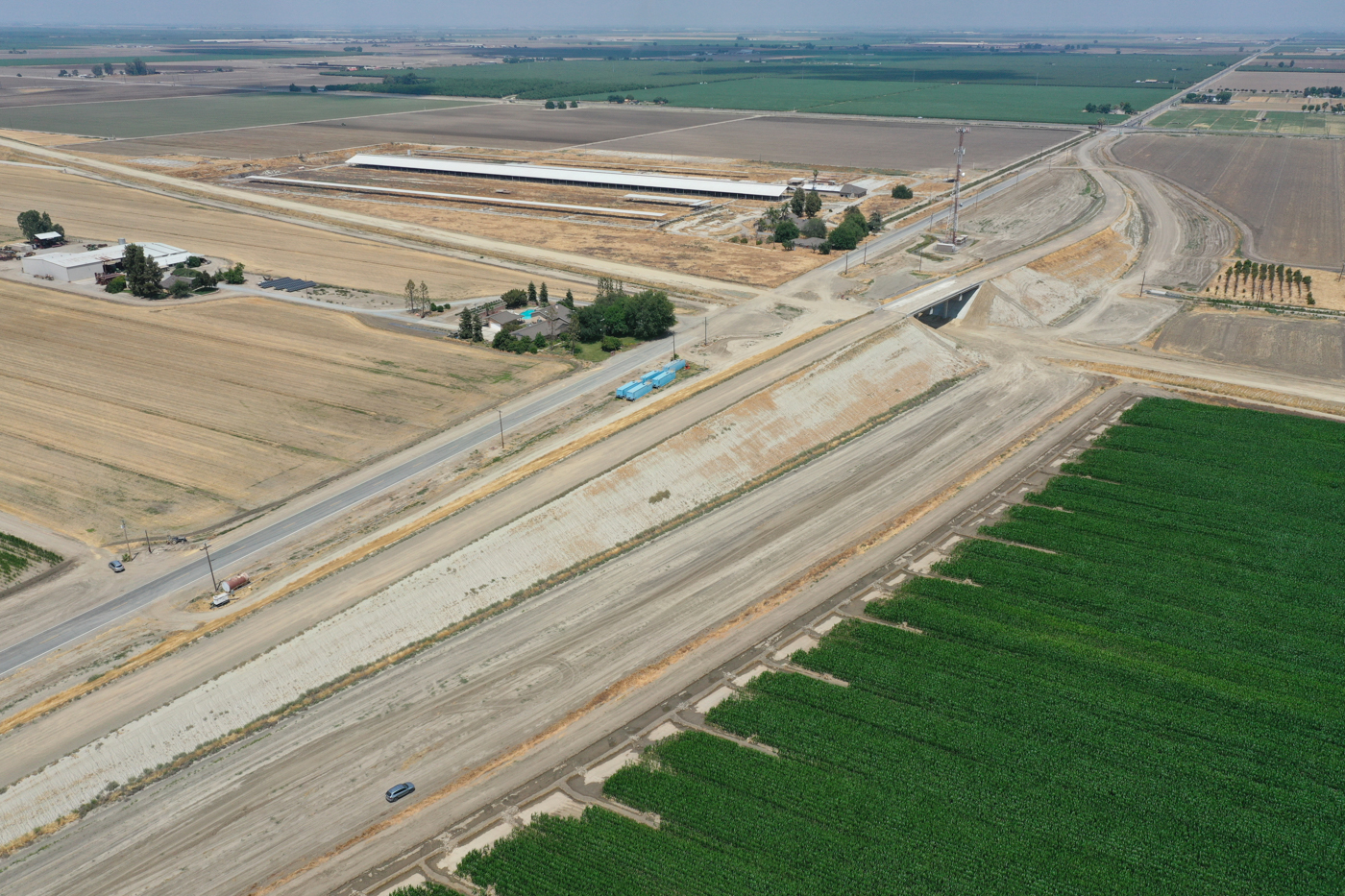 Kansas Avenue Grade Separation (drone view)