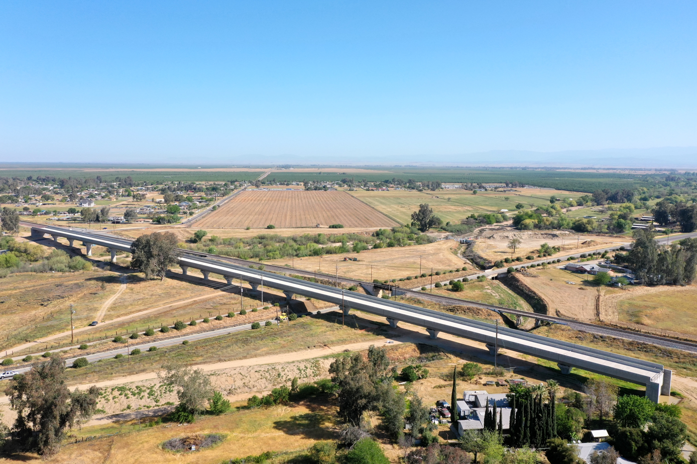 Fresno River Viaduct (drone view)