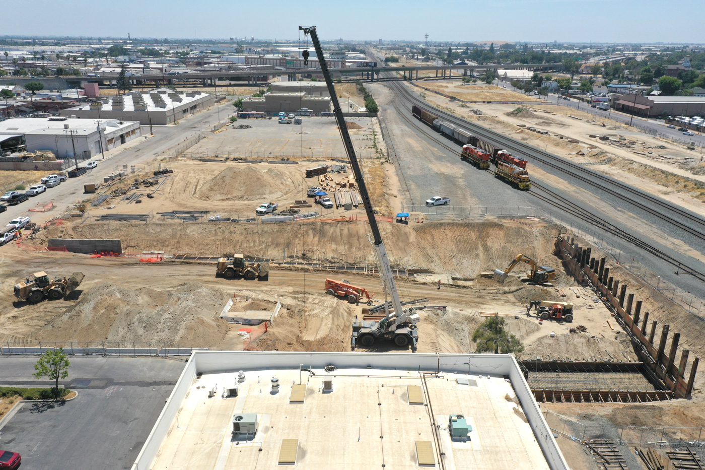 Ventura Street Undercrossing (drone view)