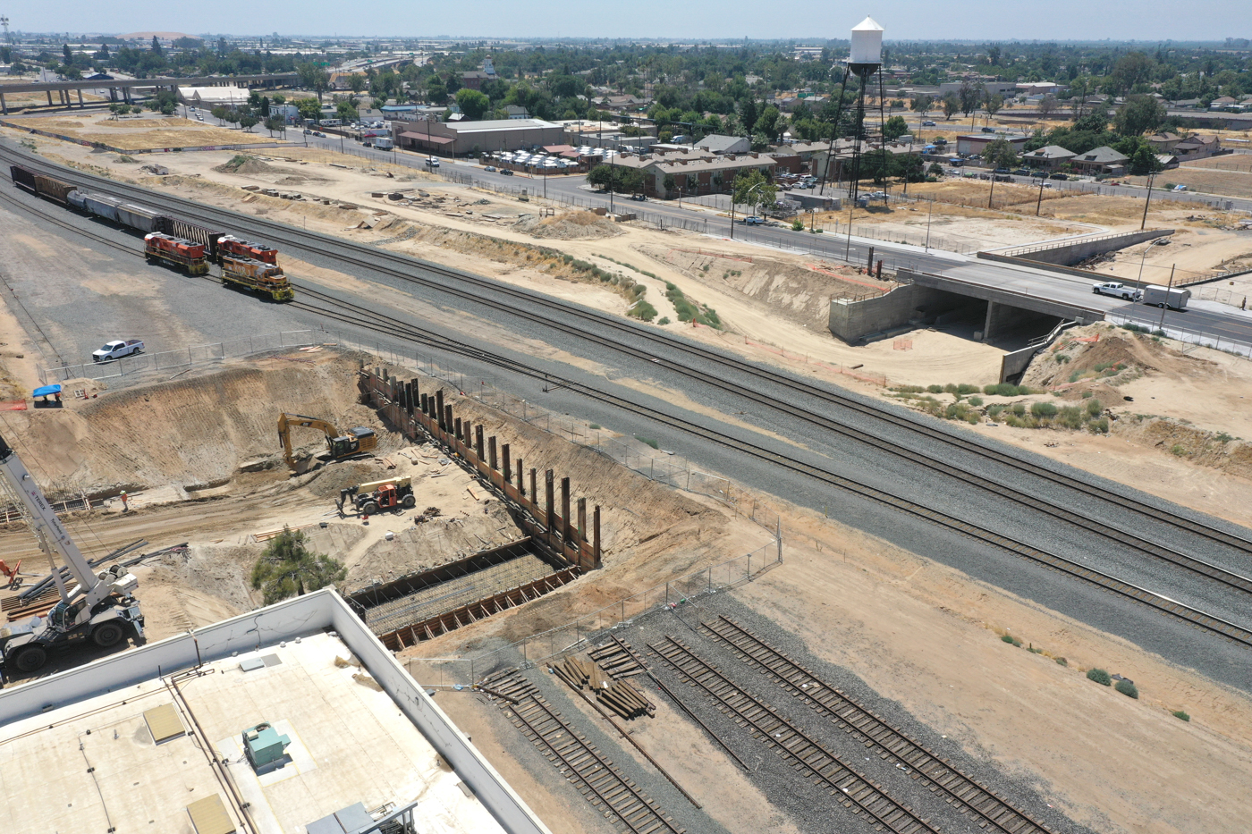 Ventura Street Undercrossing (drone view)