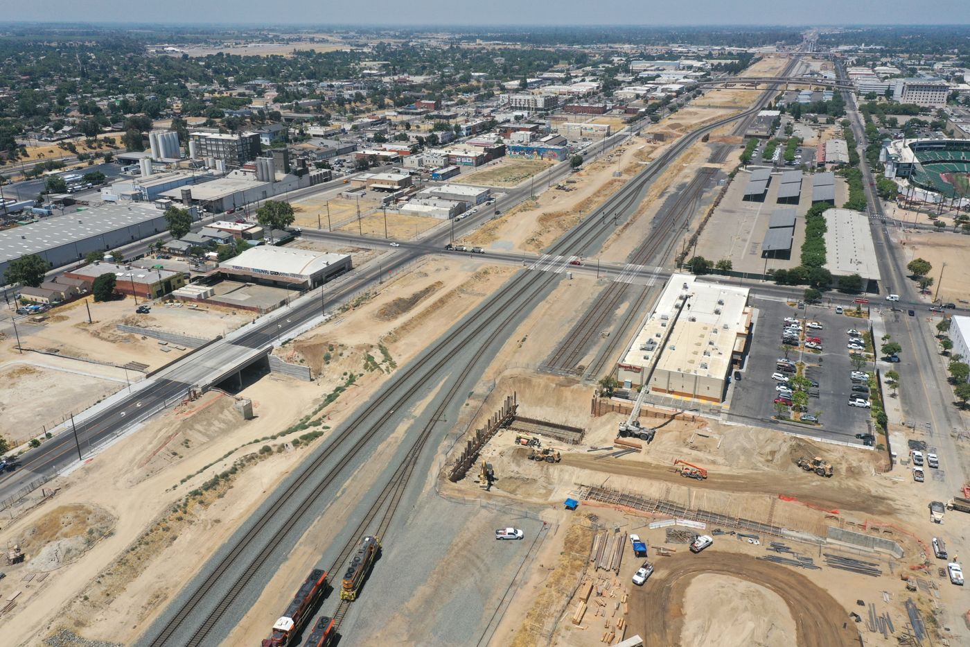 Ventura Street Undercrossing (drone view)