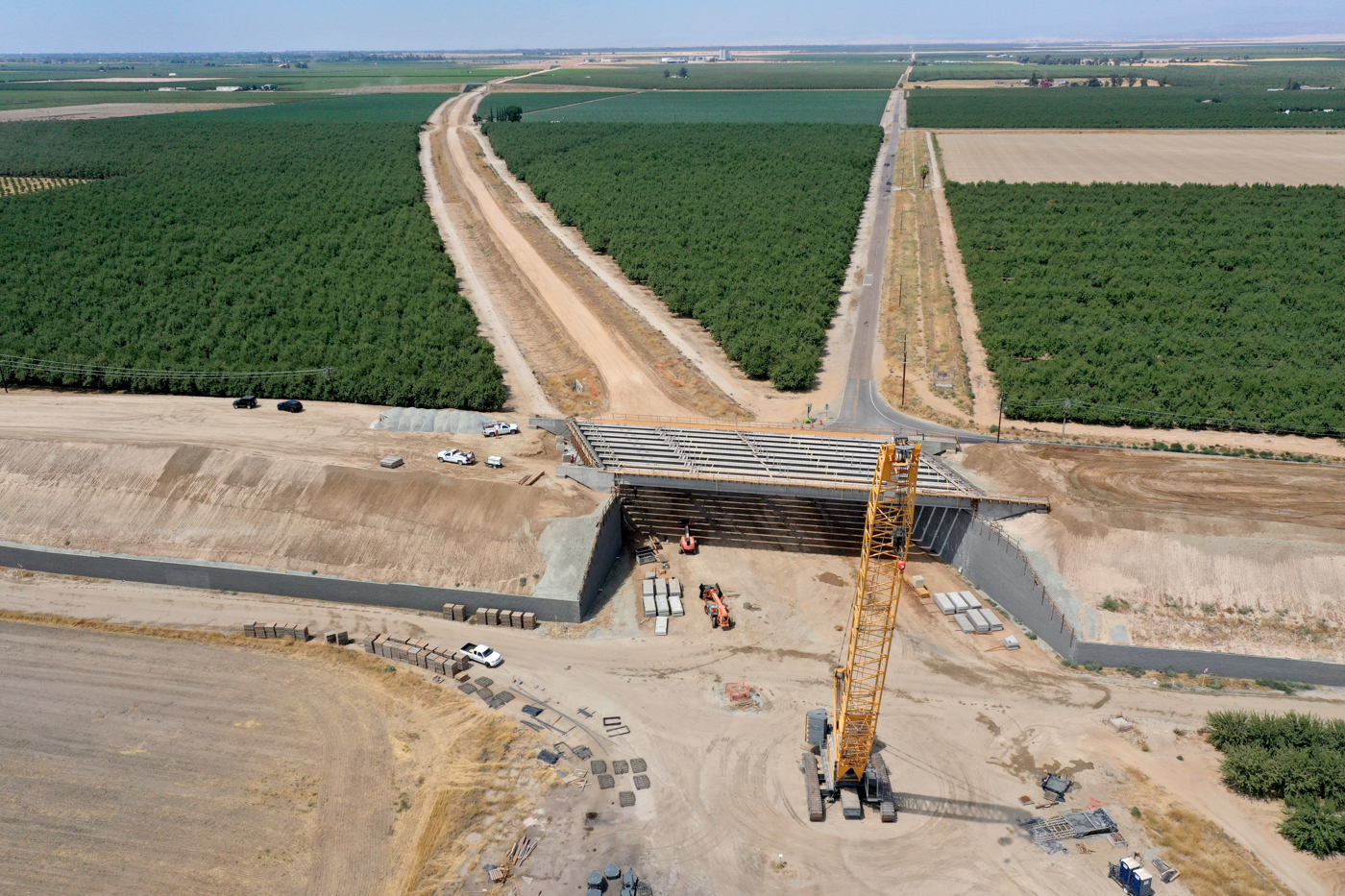 Avenue 9 Grade Separation (drone view)